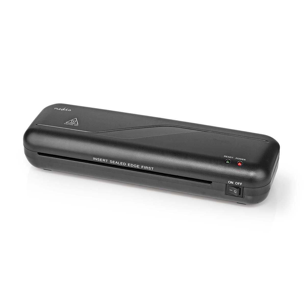 Nedis Laminator | Hot | A4 | 230 mm/min | Auto switch off | Mains Powered | Black