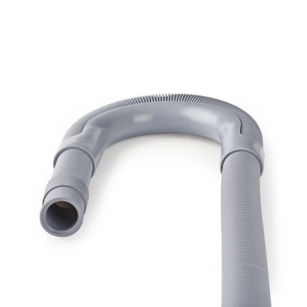 Nedis Outlet Appliance Drain Hose | 21 mm | 19 mm | 1.5 Bar | 90 °C | 3.00 m | Application: Dish / Washing Machine | Grey