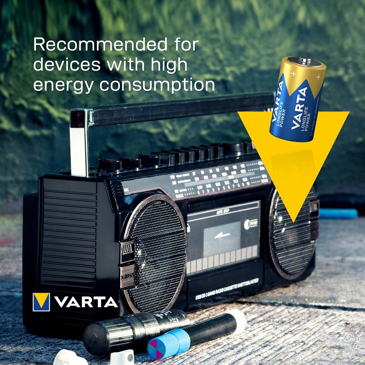 Varta Alkaline Battery D 1.5 V High Energy 2-Blister