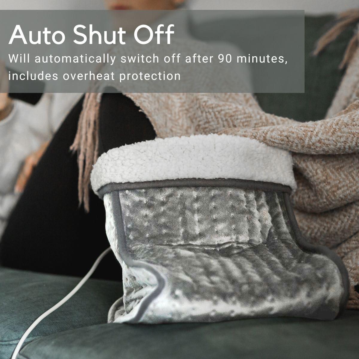 Nedis Foot Warmer | 6 Heat Settings | Washable | Shut-off timer | Overheating protection