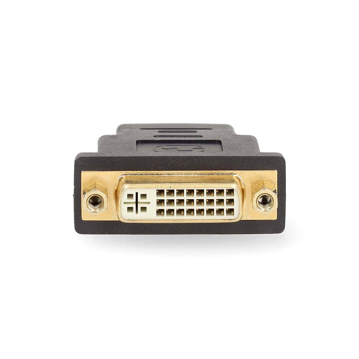 Nedis HDMI™ Adapter | HDMI™ Connector | DVI-D 24+1-Pin Female | Gold Plated | Straight | ABS | Anthracite | 1 pcs | Box