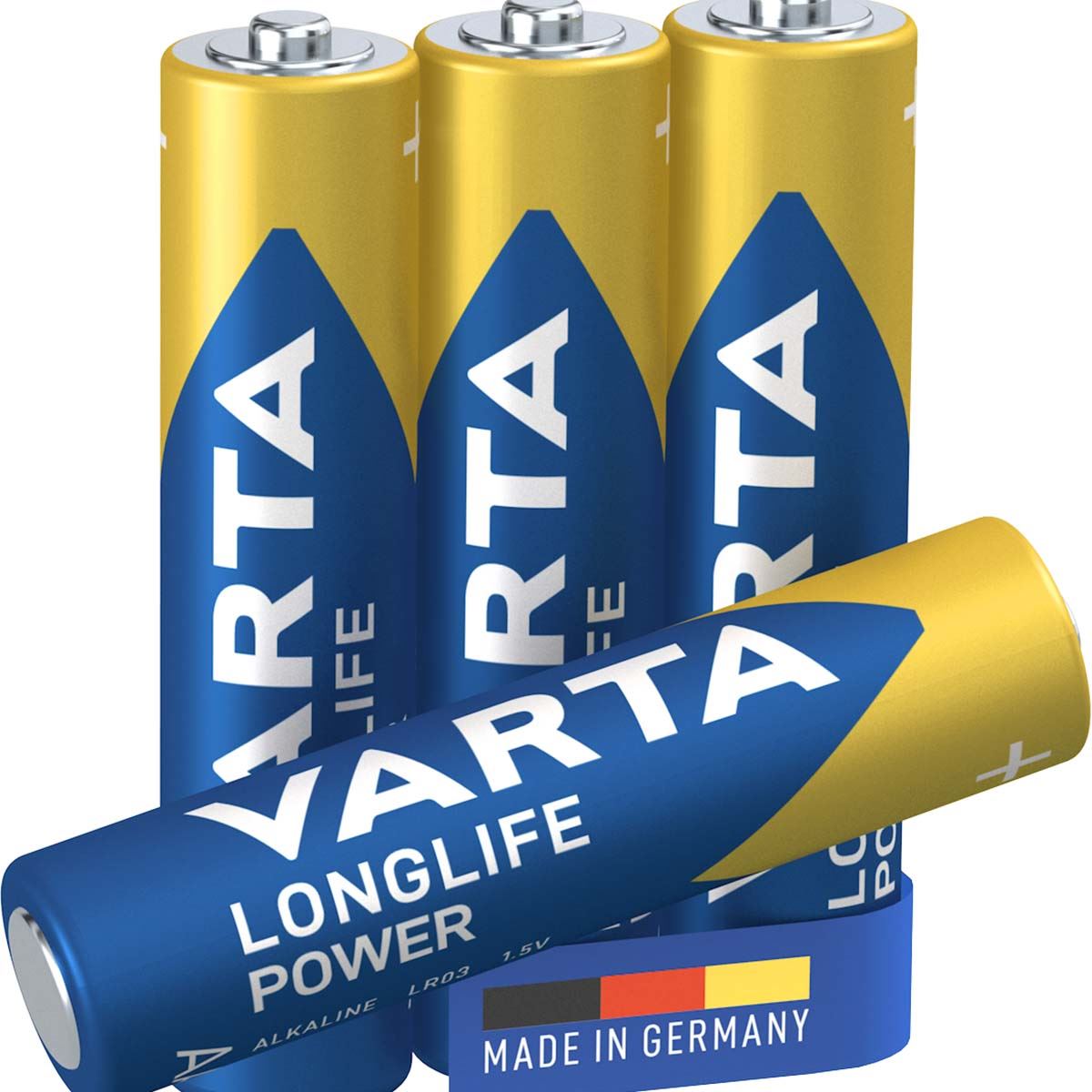 Varta Alkaline Battery AAA 1.5 V High Energy 4-Blister