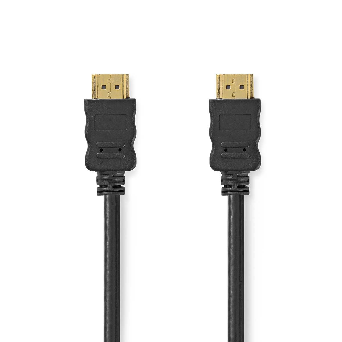 Nedis High Speed HDMI™ Cable with Ethernet | HDMI™ Connector | HDMI™ Connector | 4K@60Hz | ARC | 18 Gbps | 1.50 m | Round | PVC | Black | Label