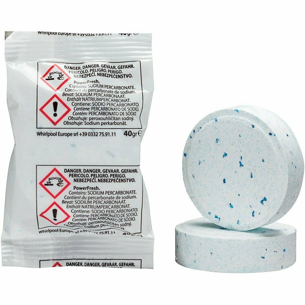Wpro AFR301 C00376307 Powerfresh Washer Odour Prevention Tabool Cleaning Tablets Washing Machine
