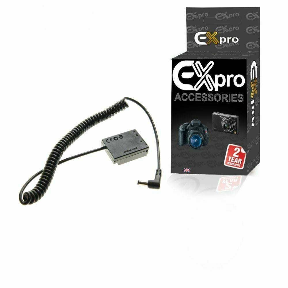 Ex-Pro Canon DR-80 NB-10L Coupler Cable for Ex-Pro Rechargeable Battery Power System for Canon