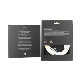 Nedis CAT6a Network Cable | S/FTP | RJ45 Male | RJ45 Male | 5.00 m | Snagless | Round | Braided / PVC | Silver | Cover Window Box