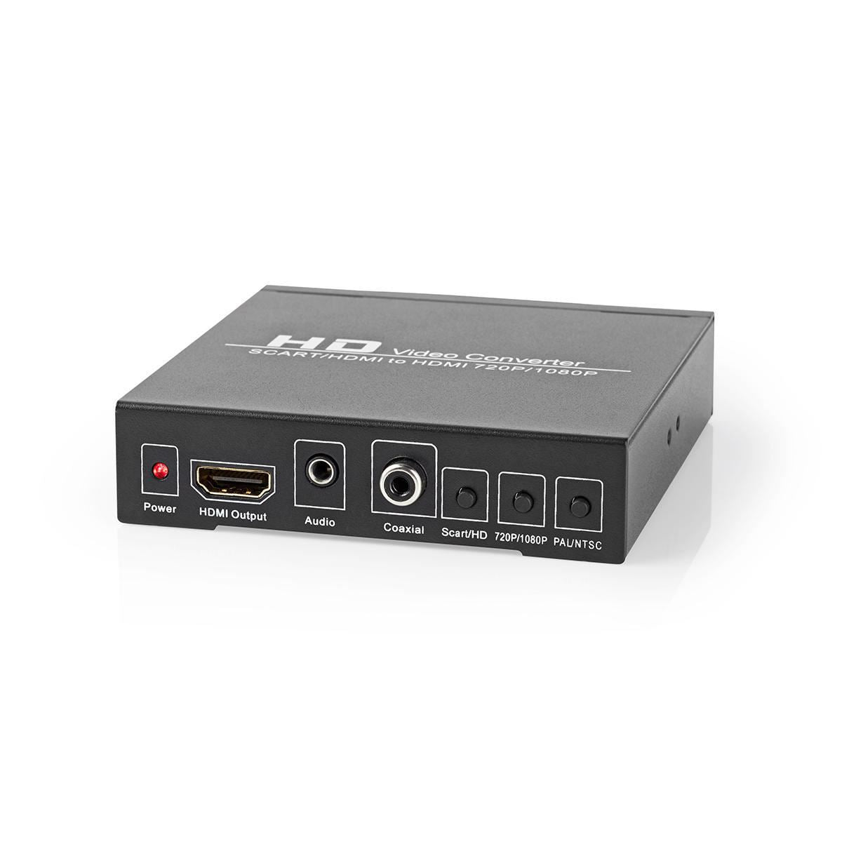 Nedis HDMI™ Converter | SCART Female | HDMI™ Output / 1x 3.5 mm sound out / 1x Digital Audio | 1-way | 1080p | 1.65 Gbps | Aluminium | Anthracite
