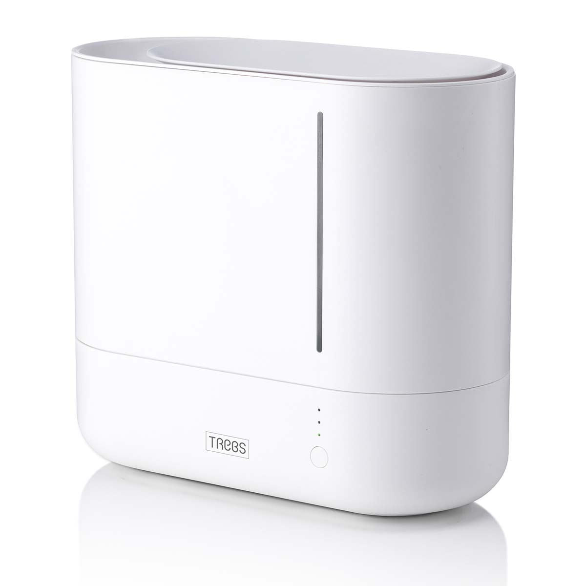 Trebs SmartLife Humidifier Cold Water Evaporation, Child Safe ideal for Nursery/Bedrooms, 4.5L Timer, Low Noise, App controlled - White