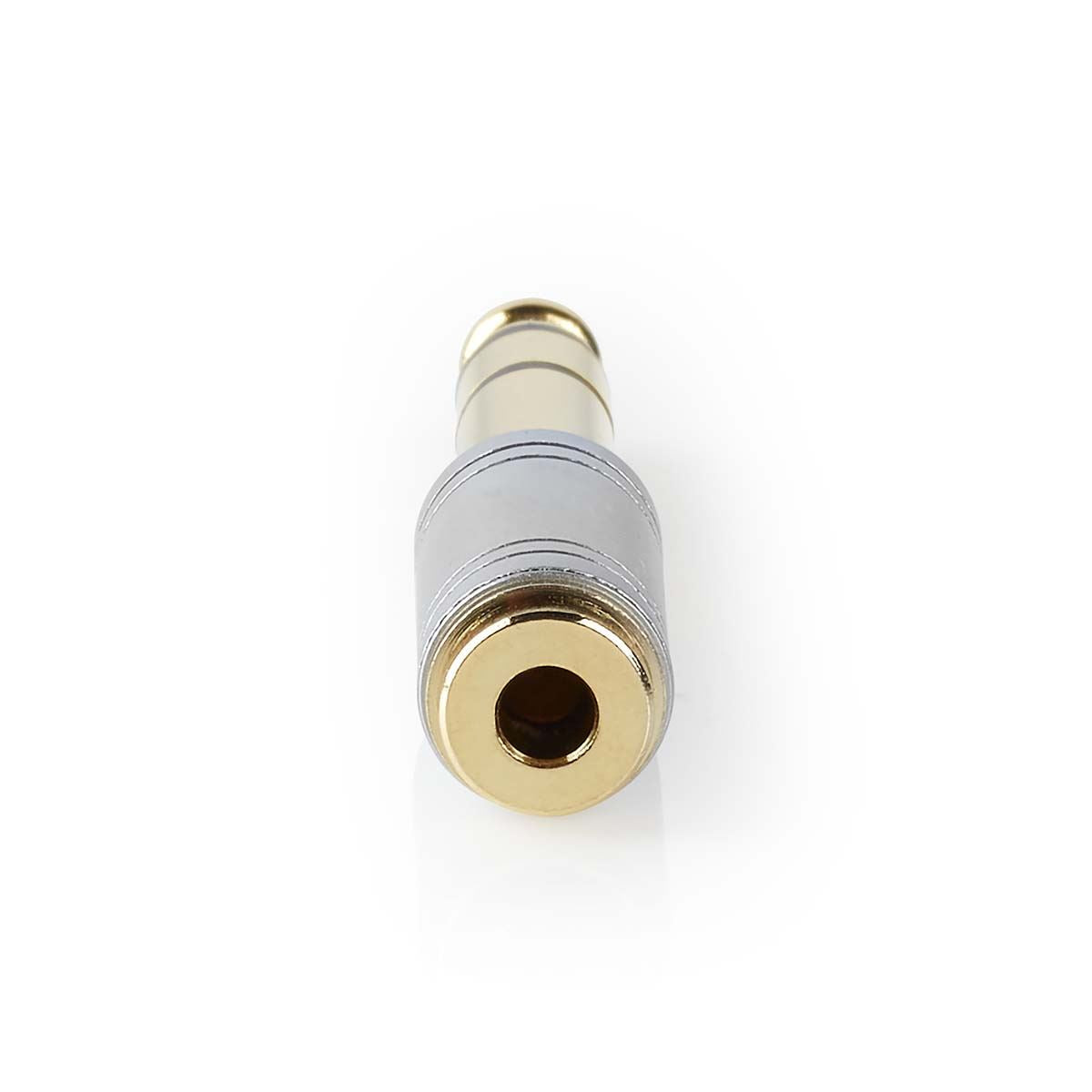 Nedis Stereo Audio Adapter | 6.35 mm Male | 3.5 mm Female | Gold Plated | Straight | Metal | Silver | 1 pcs | Box