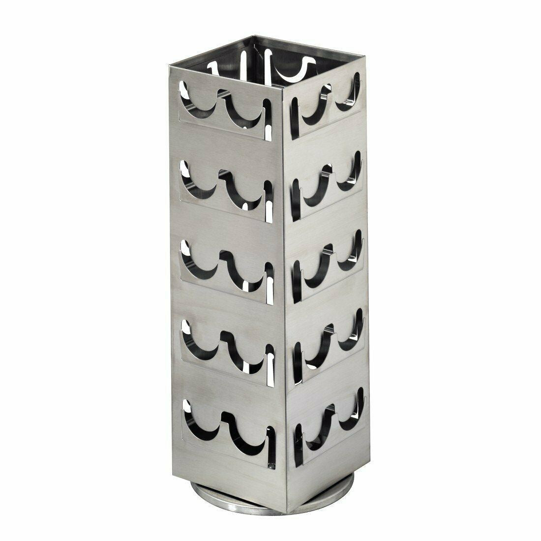 Xavax Rotating Capsule Stand for 40x Nespresso Capsule Pods, Metal Silver