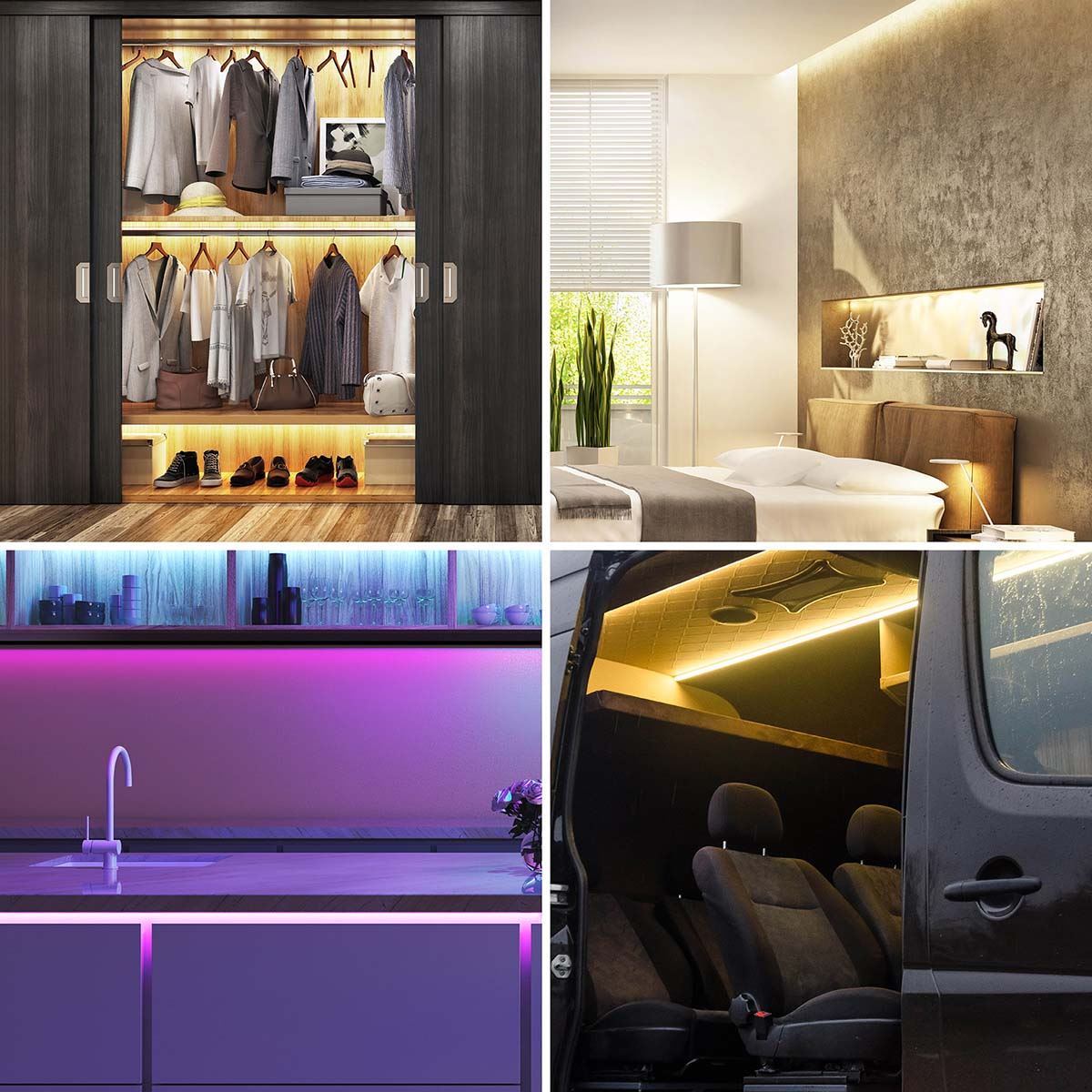 Nedis SmartLife LED Strip | RGB / Warm White | SMD | 2.00 m | IP20 | 2700 K | 380 lm | Android™ / IOS