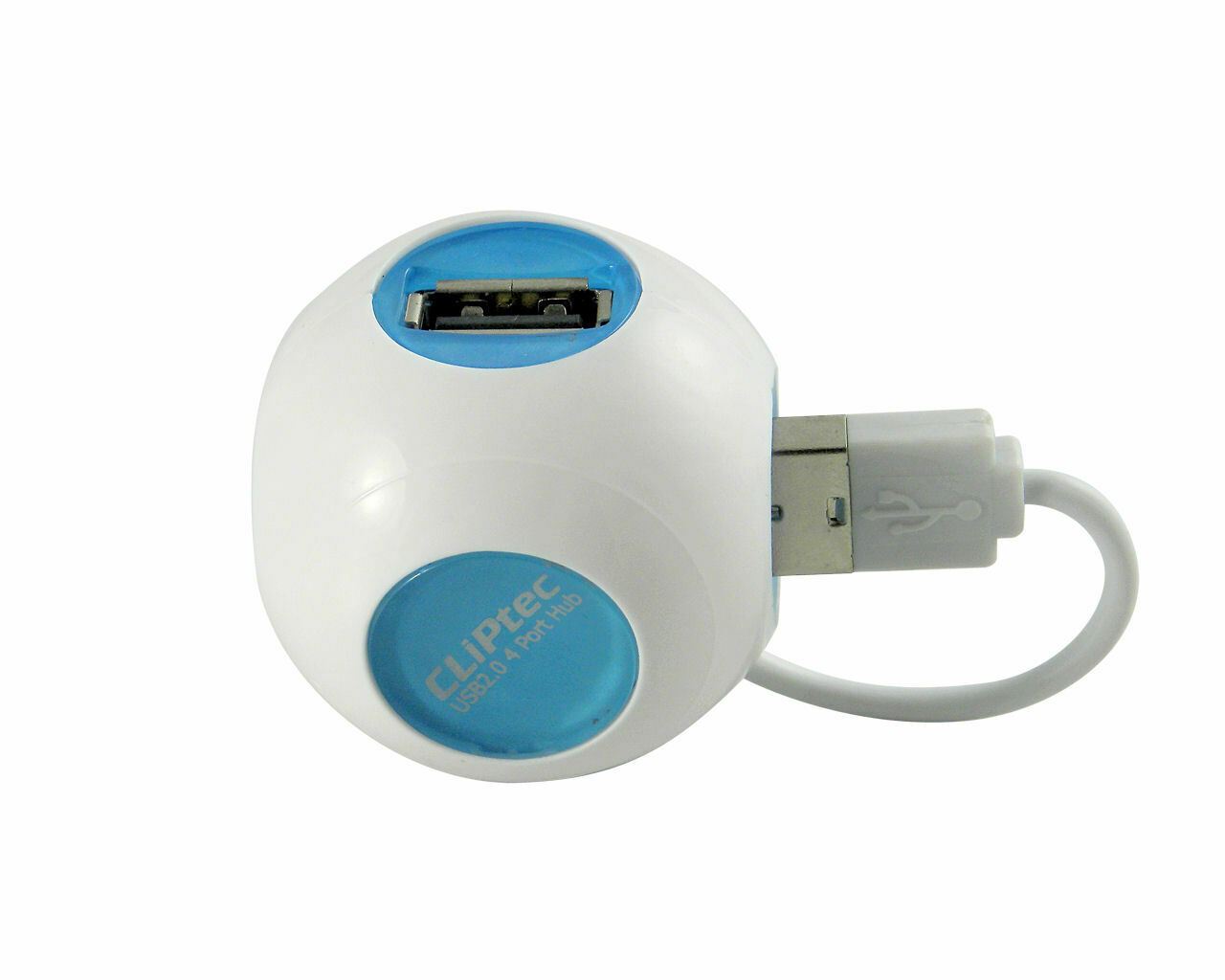 CLiPtec 4 Port USB 2.0 Hub - Pink