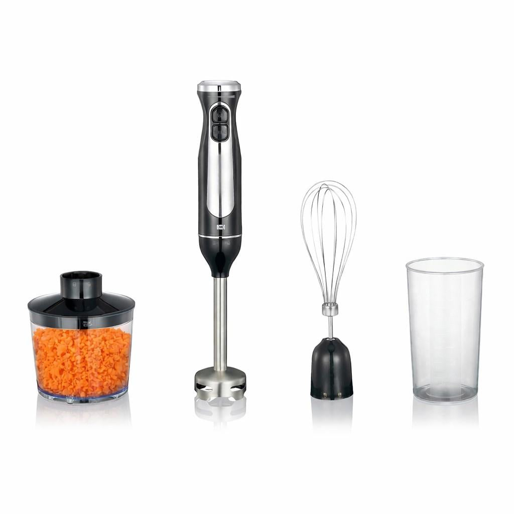MELISSA 600W Hand Blender, Handheld Stick Immersion Mixer with Stainless Steel Blades, Ideal for Smoothies Shakes Baby Food Soup Purees & Sauces