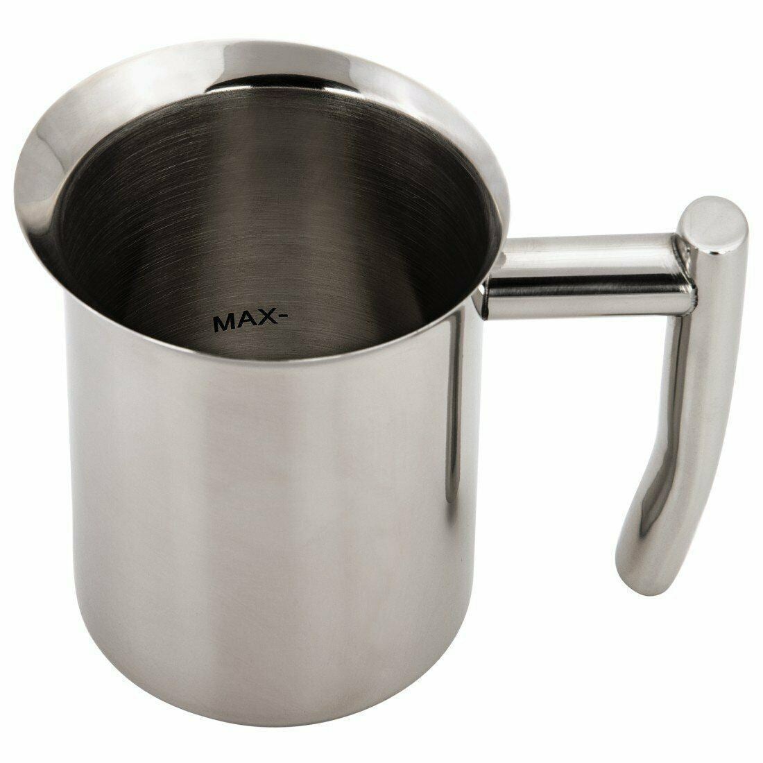 Xavax Stainless Steel Milk Frothing Jug Mug Cup Coffee Latte Pitcher Barista Craft Jug 400ml