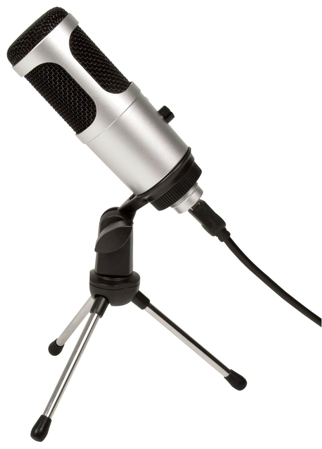 Citronic USB Podcast Streaming Microphone and Stand for PC or Mac