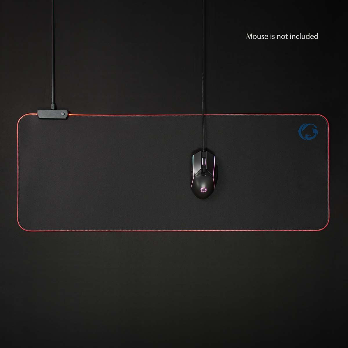 Nedis Gaming Mouse Pad | Microfiber / Rubber | Black