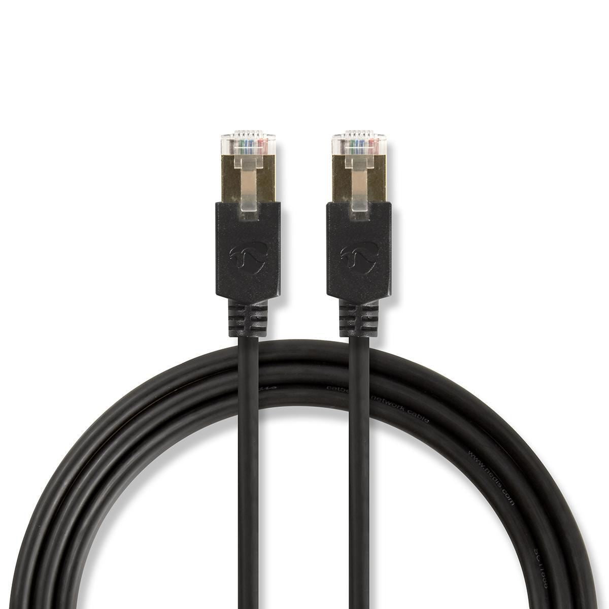 Nedis CAT6 Network Cable | RJ45 Male | RJ45 Male | F/UTP | 2.00 m | Round | LSZH / PVC | Anthracite | Box