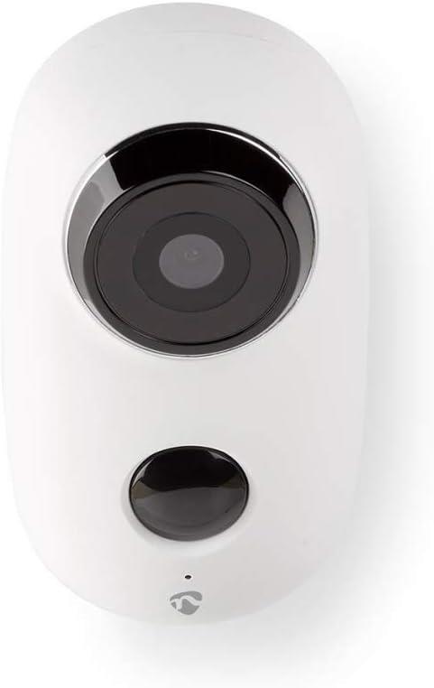 Nedis Smartlife Rechargeable IP Camera with mount | IP65 | Outdoor | PIR Motion Sensor | White