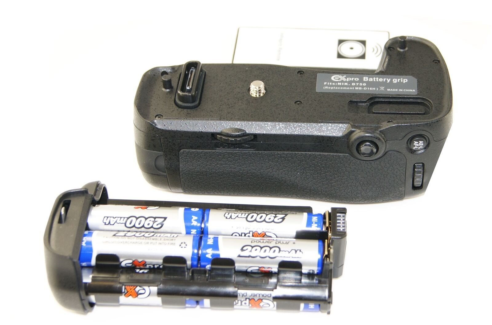 Ex-Pro Power Battery Grip Nikon MB-D16 EN-EL15 Battery Power Battery Grip Pack for Nikon D750 DSLR Camera, with Infrared Remote Shutter Release