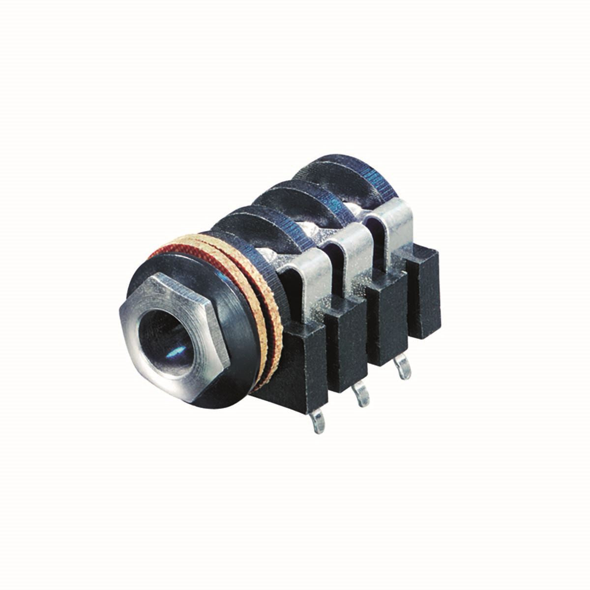 Neutrik Stereo Jack Plug Connector 1/4" 6.35 mm Female Black