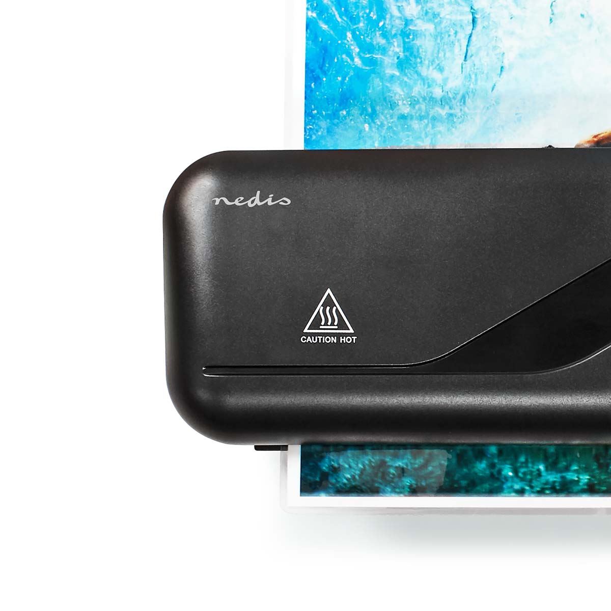 Nedis Laminator | Hot | A4 | 230 mm/min | Auto switch off | Mains Powered | Black