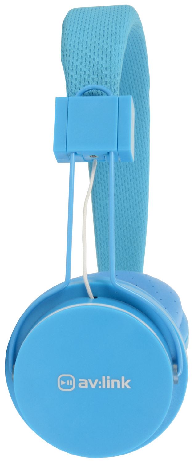 Av:link Educational Children's Headphones with in-line Microphone - Blue