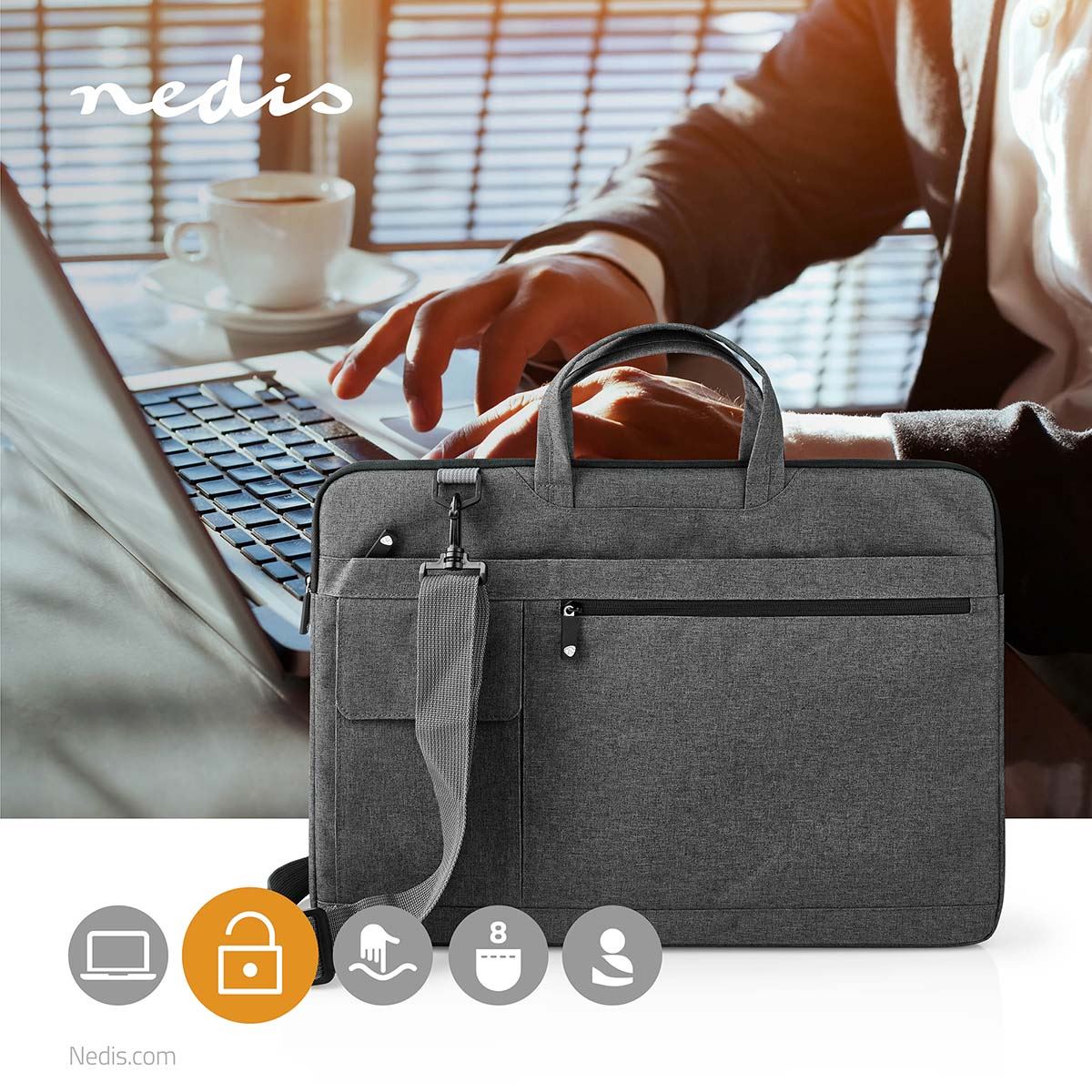 Nedis Notebook Bag | 17 - 18