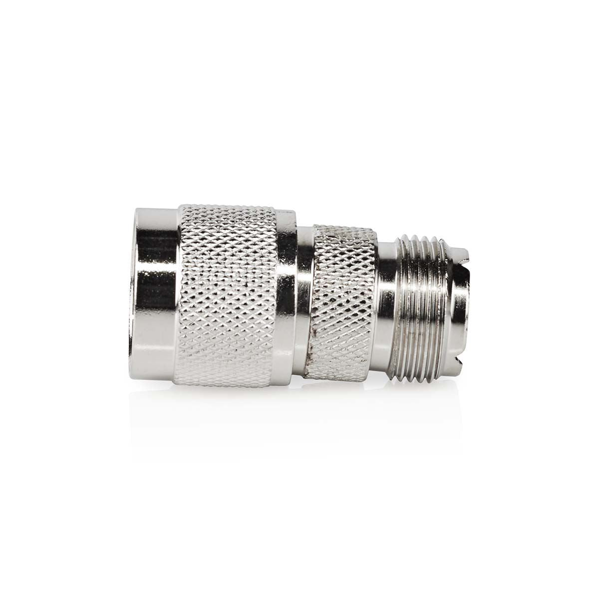 Nedis Satellite & Antenna Adapter | N Male | PL259 Female | Nickel Plated | 75 Ohm | Straight | Metal | Silver | 10 pcs | Envelope