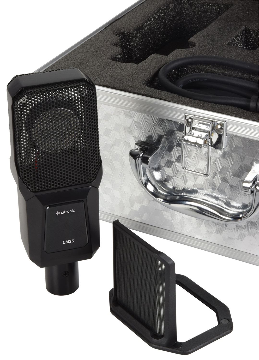 Citronic CM25 Studio Condenser Microphone with Flight Case