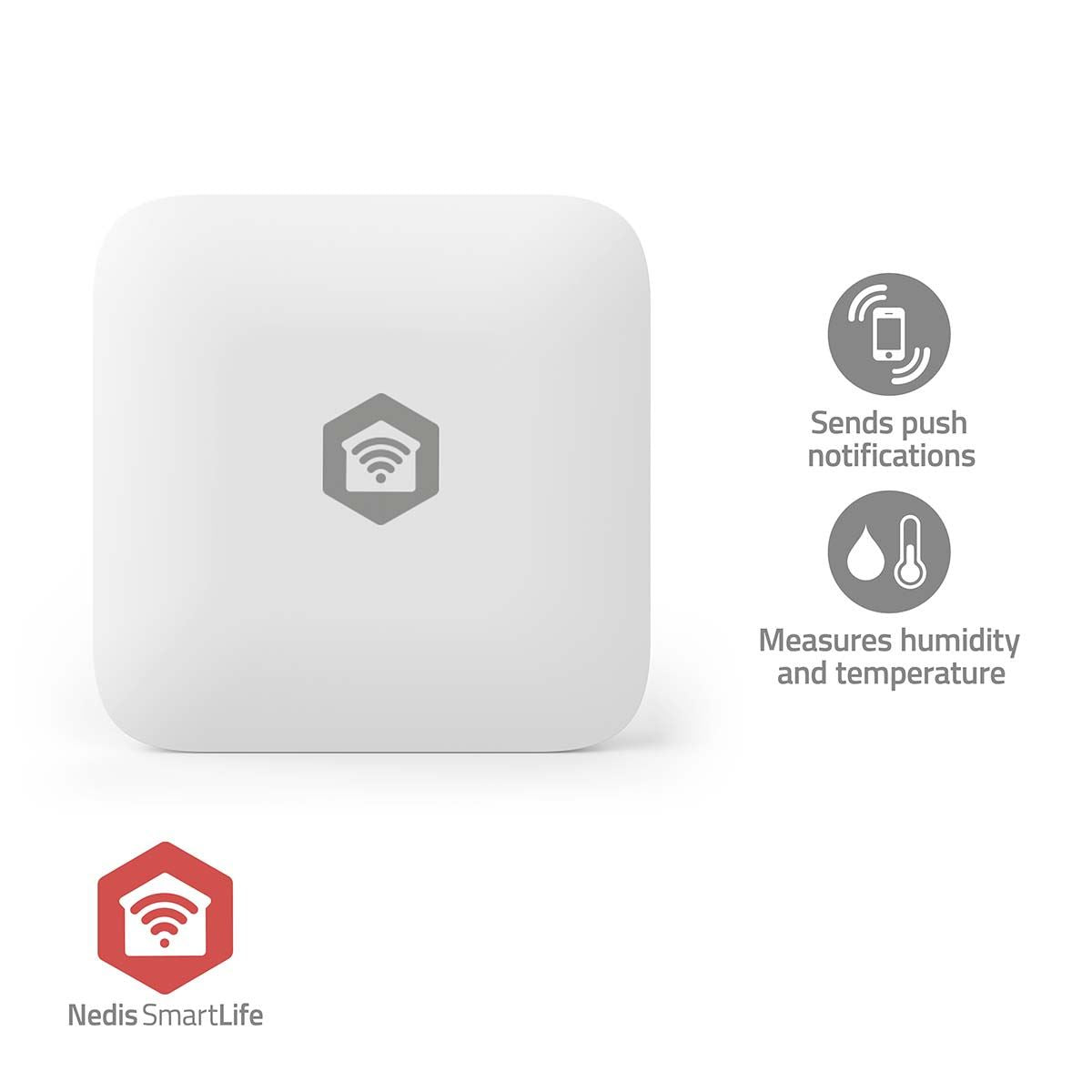 Nedis SmartLife Climate Sensor | Zigbee 3.0 | Battery Powered | Android™ / IOS | White