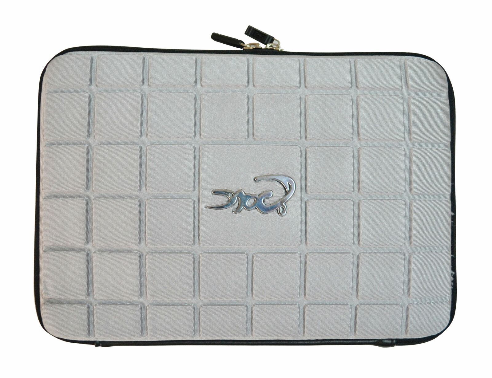 Croco Super Chocolate Case Cover Carry Sleeve for 10.1-Inch Samsung Galaxy Tab/Tab2 P7500, P7510 - Silver