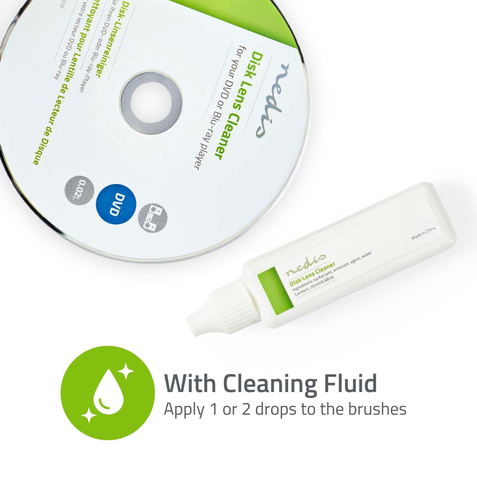 Nedis Disc Lens Cleaner | Blu-ray | DVD | 20 ml
