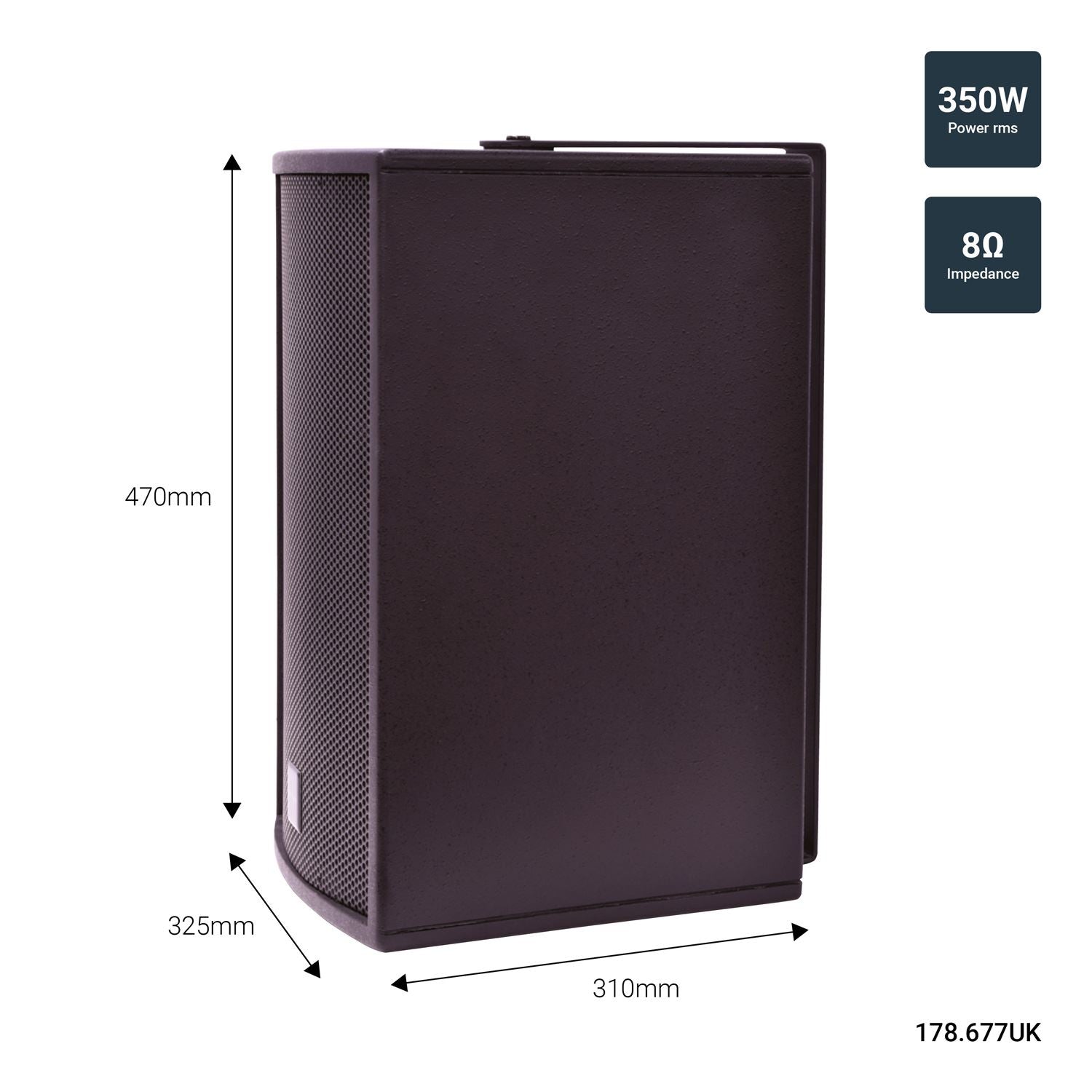 Citronic CS-1035B Passive Speaker Black