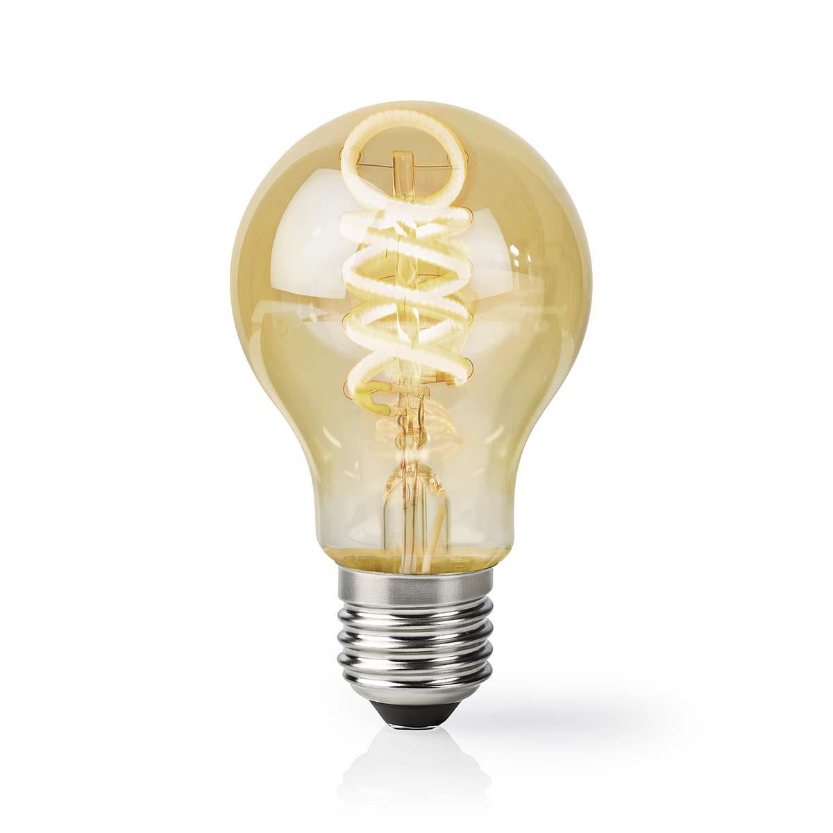 Nedis SmartLife LED Filament Bulb | E27 | 360 lm | 4.9 W | Warm to Cool White | 1800 - 6500 K | Glass | Android™ / IOS | Bulb | 1 pcs