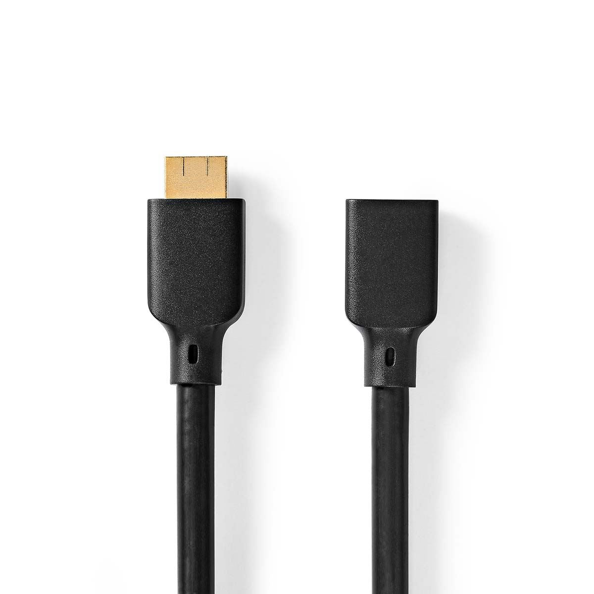 Nedis Ultra High Speed HDMI™ Cable | HDMI™ Connector | HDMI™ Output | 8K@60Hz | 48 Gbps | 2.00 m | Round | 7.9 mm | Black | Envelope