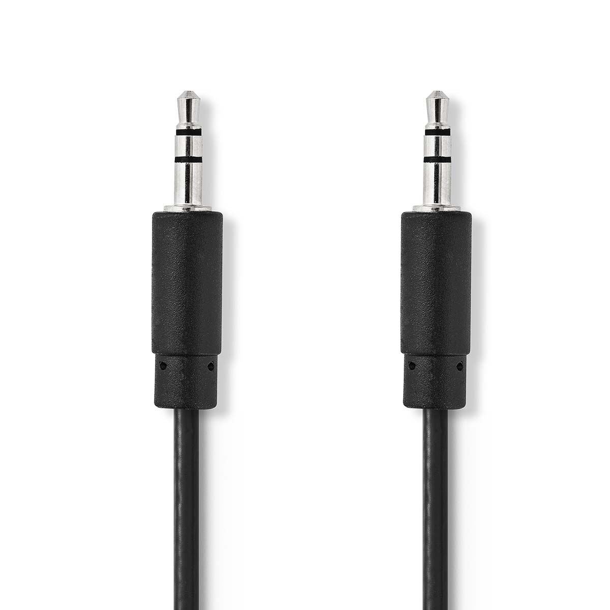 Nedis Stereo Audio Cable | 3.5 mm Male | 3.5 mm Male | Nickel Plated | 1.50 m | Round | Black | Box