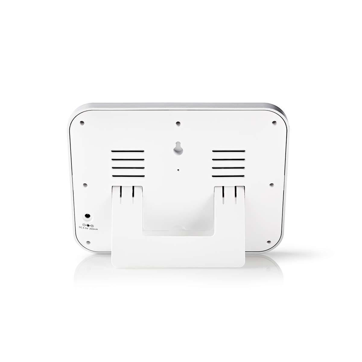 Nedis Weather Station | Indoor & Outdoor | Including wireless weather sensor | Weather forecast | Time display | Colour LCD Display | Alarm clock function