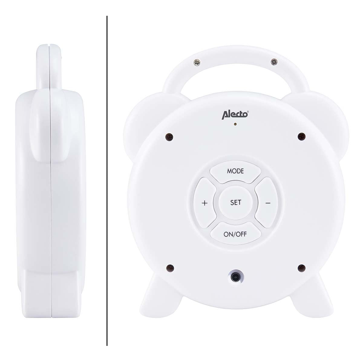 Alecto Childrens Sleep Trainer & Night Lamp Light / Alarm Clock White