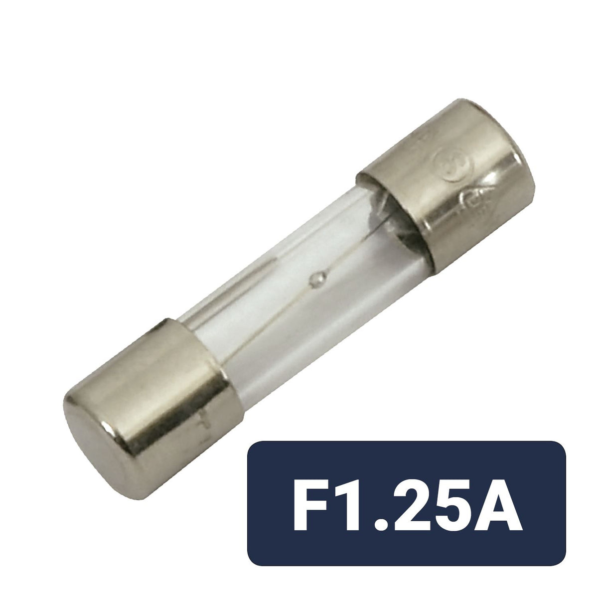 Mercury Quick Blow Glass Fuse 5 x 20mm F1.25A