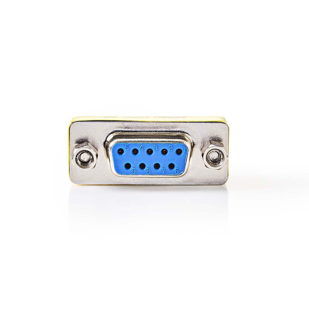 Nedis Serial Adapter | Adapter | D-SUB 9-Pin Female | D-SUB 9-Pin Female | Nickel Plated | Metal