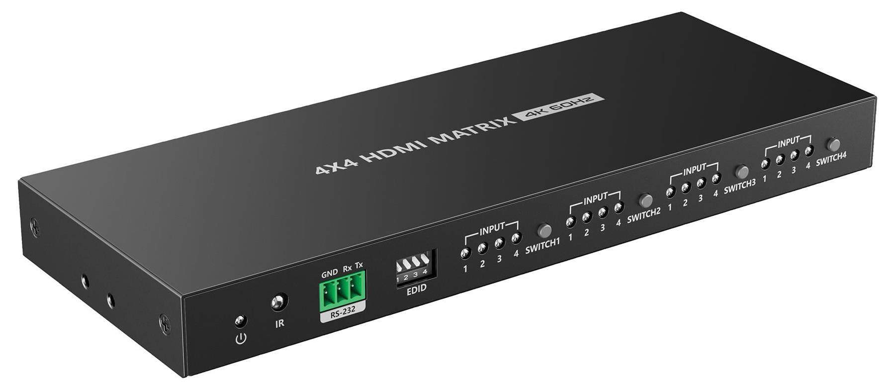 ETZIN 4K@60Hz HDMI Matrix Switch 4x4 with EDID, 4 in 4 Out HDMi ETZIN 4K@60Hz HDMI Matrix Switch 4x4 with EDID, 4 in 4 Out HDMi