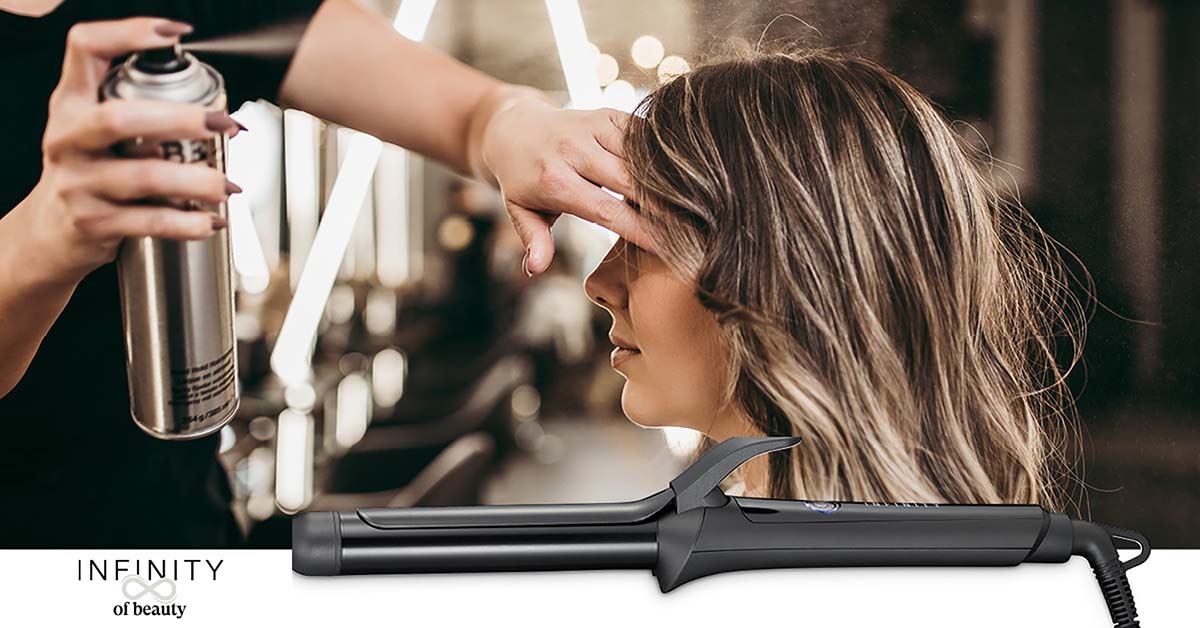 MELISSA Curling Iron Wand 25mm Hair Curling Iron with Clip for Short to Long Hair Styler Curler, Digital Display, Hair Curler Wand - Black