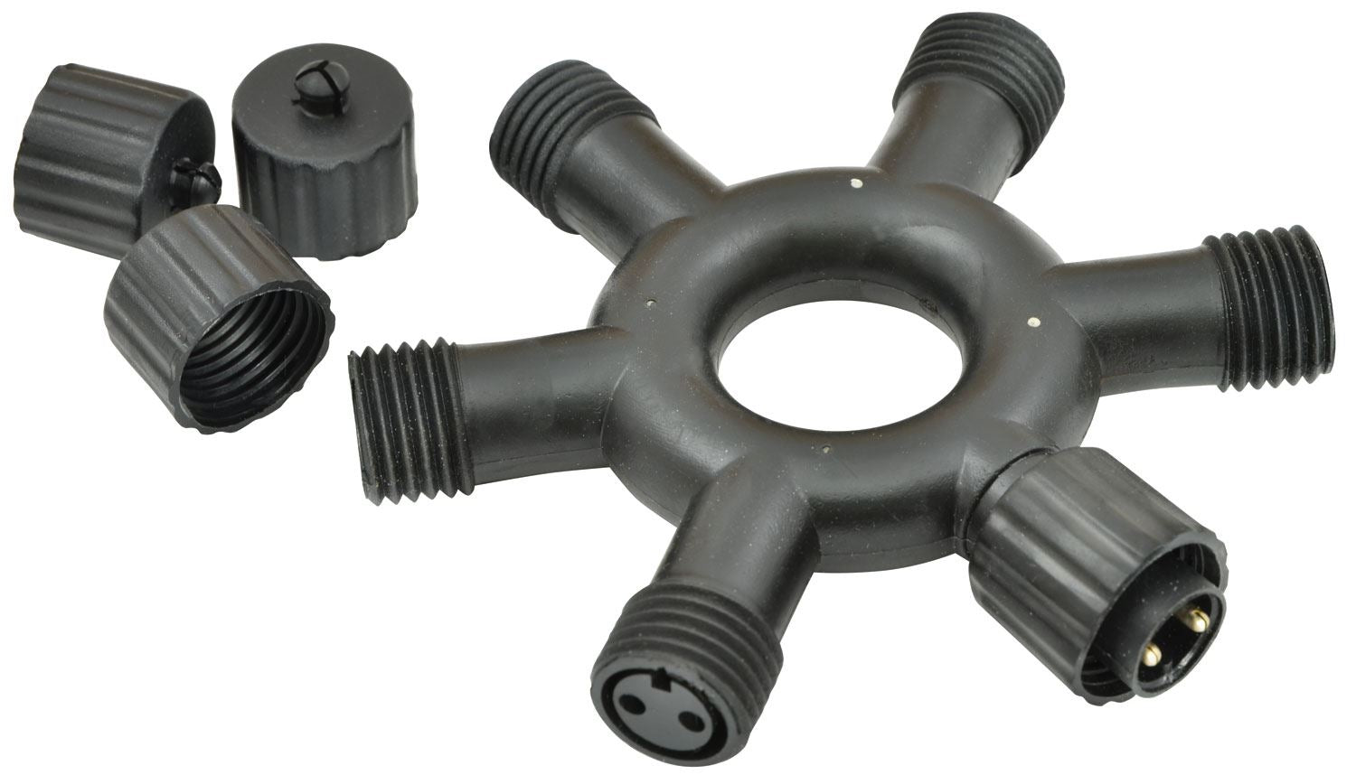 Lyyt 5-way Lyyt-Link Heavy Duty Outdoor String Light Splitter