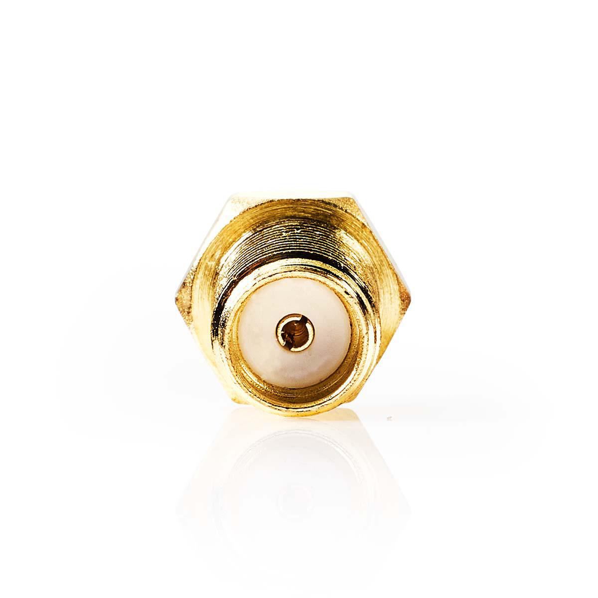 Nedis SMA Adapter | SMA Female | TS9 | Gold Plated | 50 Ohm | Straight | Copper | Gold | 2 pcs | Envelope