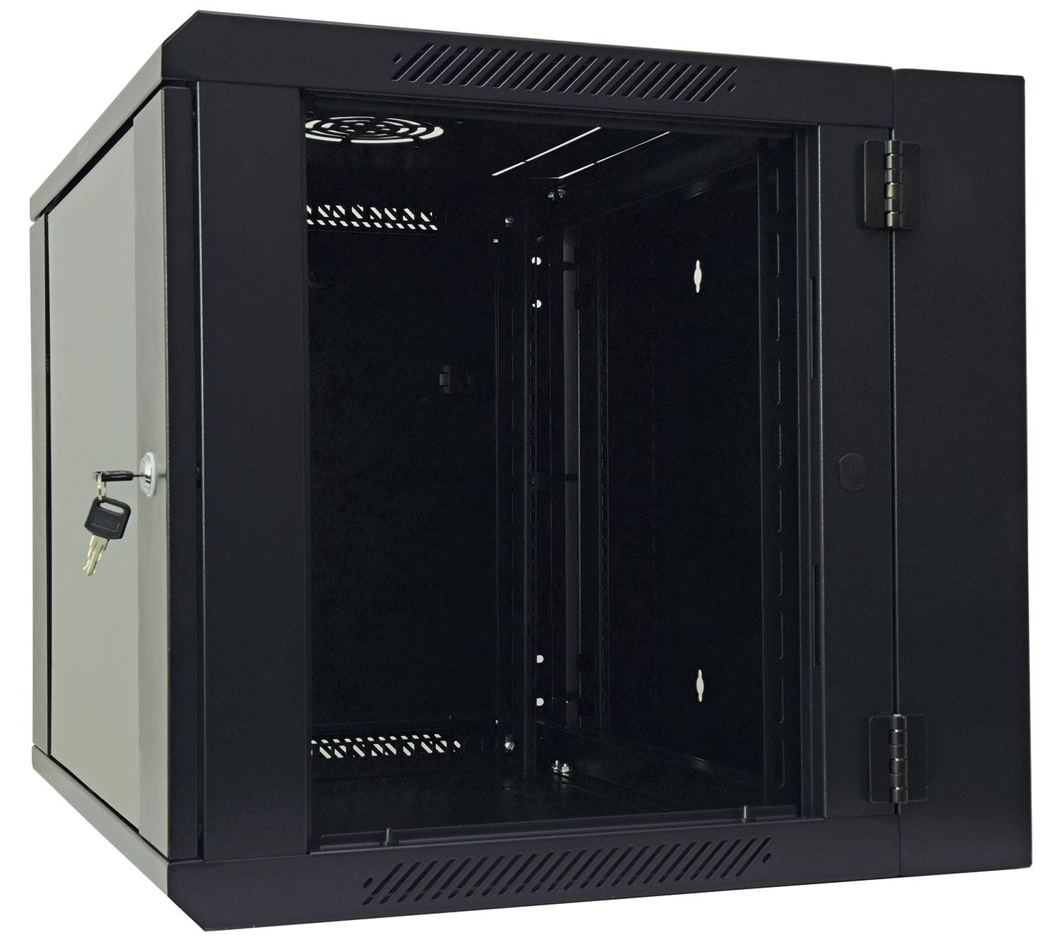 Adastra 19" Hinged Rack Cabinet with Glass Door 9U