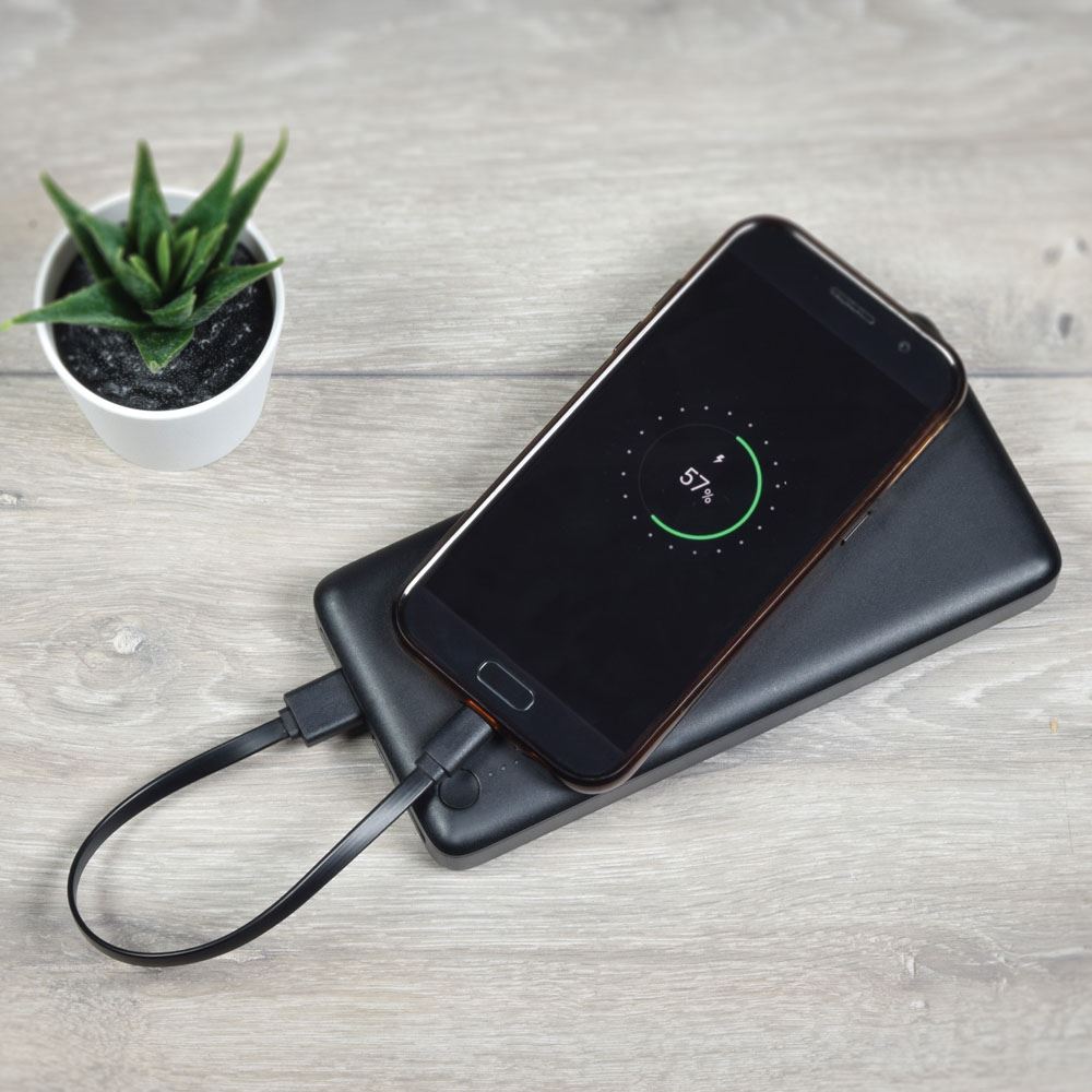 Av:link Short Charge USB Cable | USB-A Male | USB-C™ Male | Nickel Plated | 0.20 m | Flat | PVC | Black