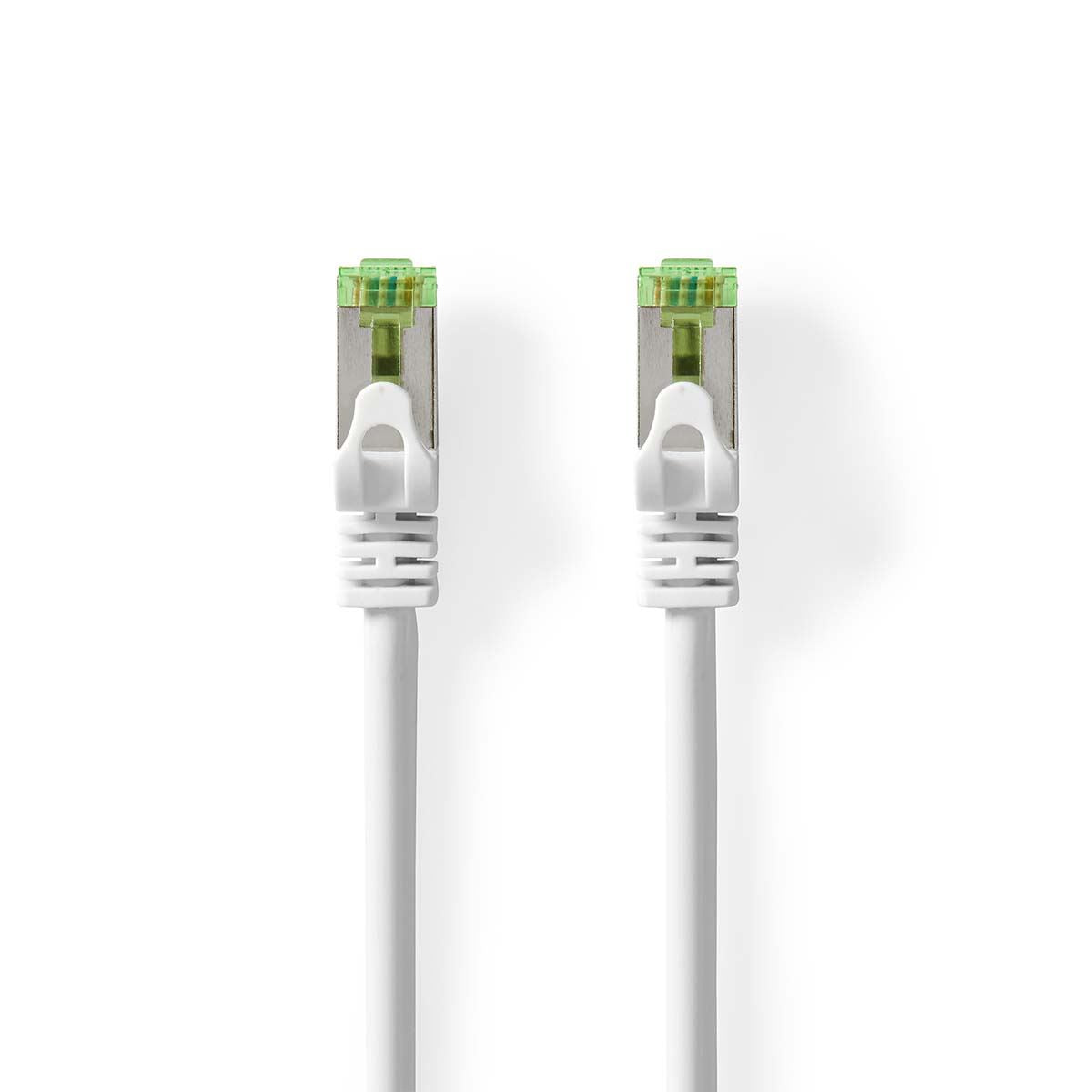 Nedis CAT7 Network Cable | S/FTP | RJ45 Male | RJ45 Male | 10.0 m | Snagless | Round | LSZH | White | Box