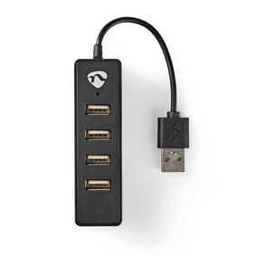 Nedis USB Hub | USB-A Male | 4x USB A Female | 4 port(s) | USB 2.0 | USB Powered