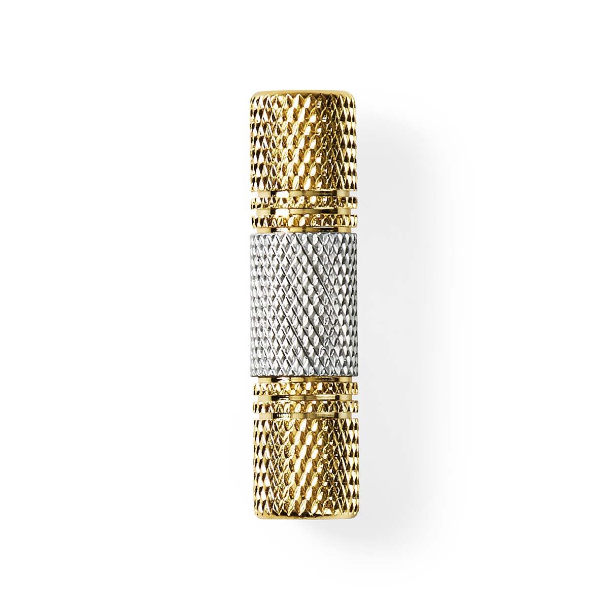 Nedis Stereo Audio Adapter Coupler | 3.5 mm Female | 3.5 mm Female | Gold Plated | Straight | Metal | Silver