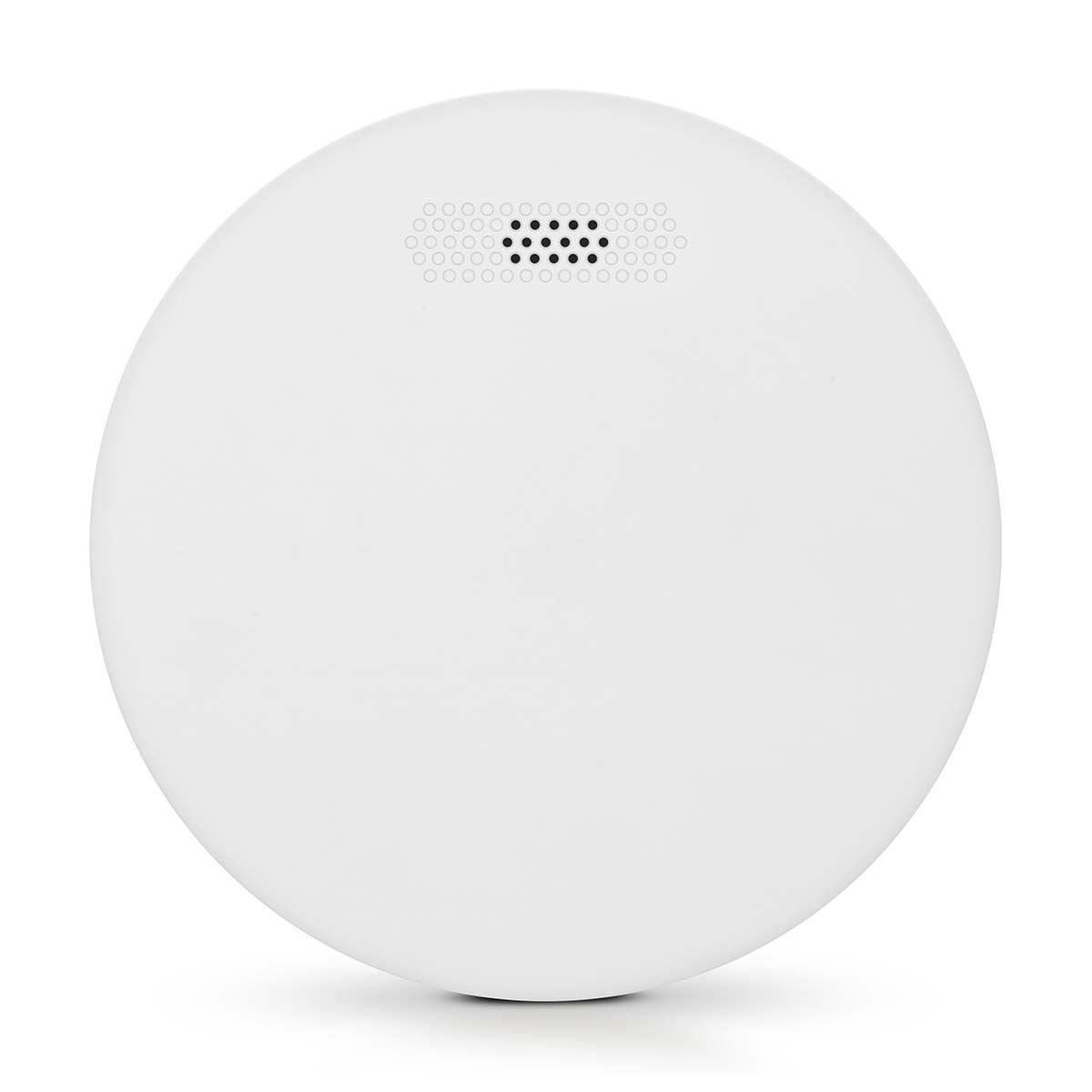 Alecto SA300 Ultra Thin Smoke detector with Hush Button | >85 dB | 10 Year Battery Included | EN14604:2005/AC:2008 | White